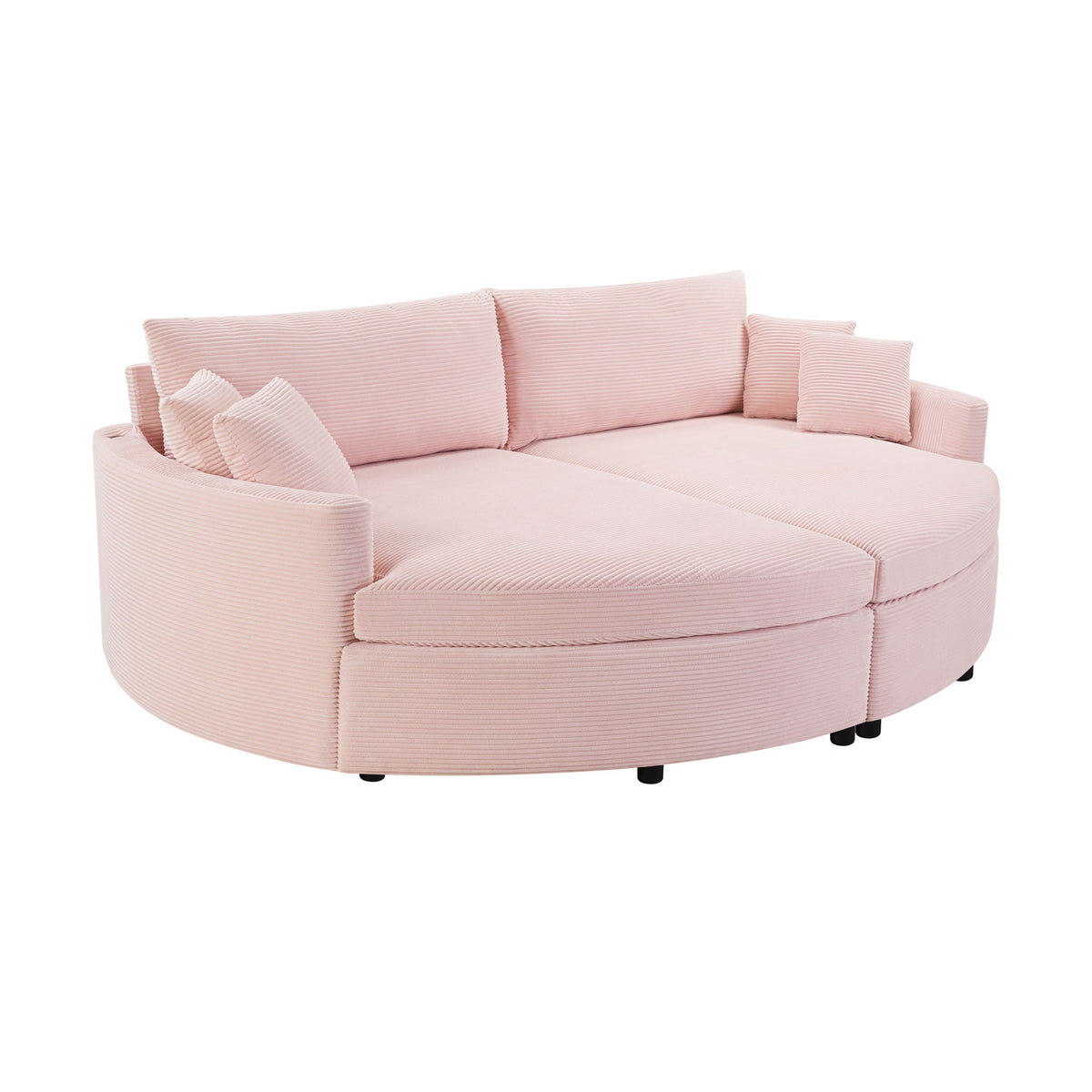 Oversized Double Chaise Sofa With USB Ports