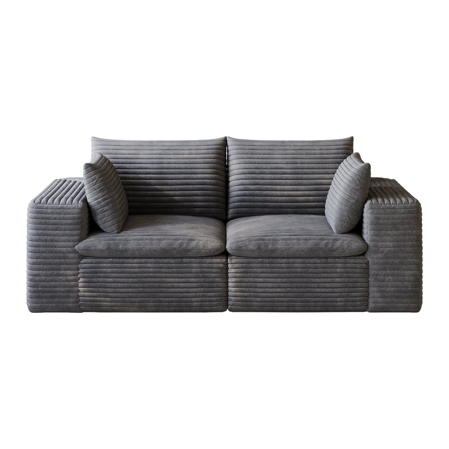 Cloud Sofa in Corduroy and Modular Fabric