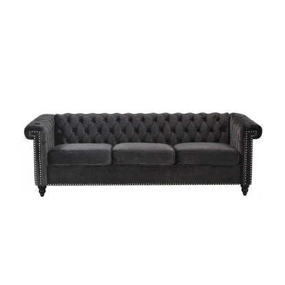 Chesterfield 3 Seater Sofa and Button Tufting