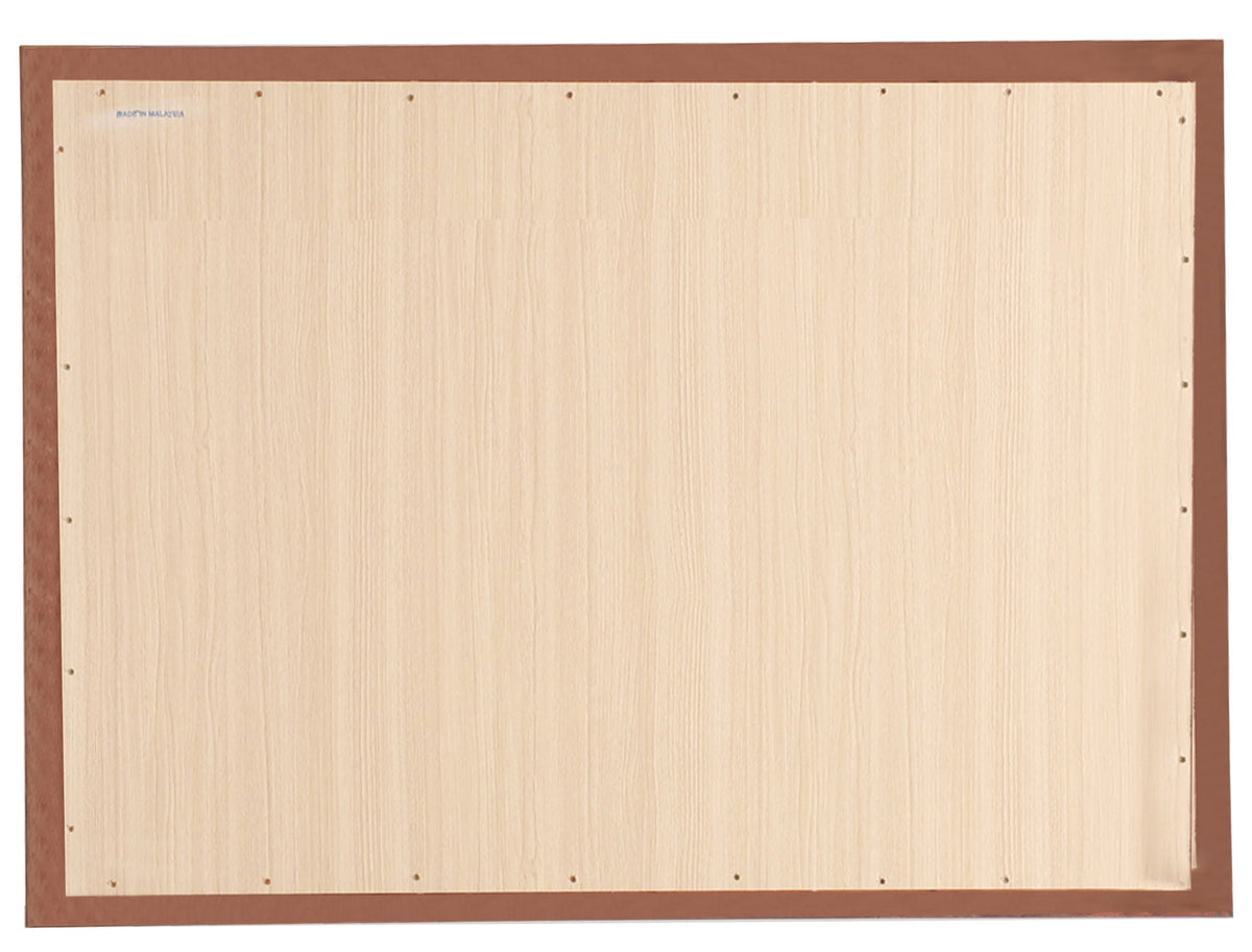 LaVita Mirror with contemporary dark brown frame and plywood backing by HouseOfZazla on Tampa Home & Garden Store