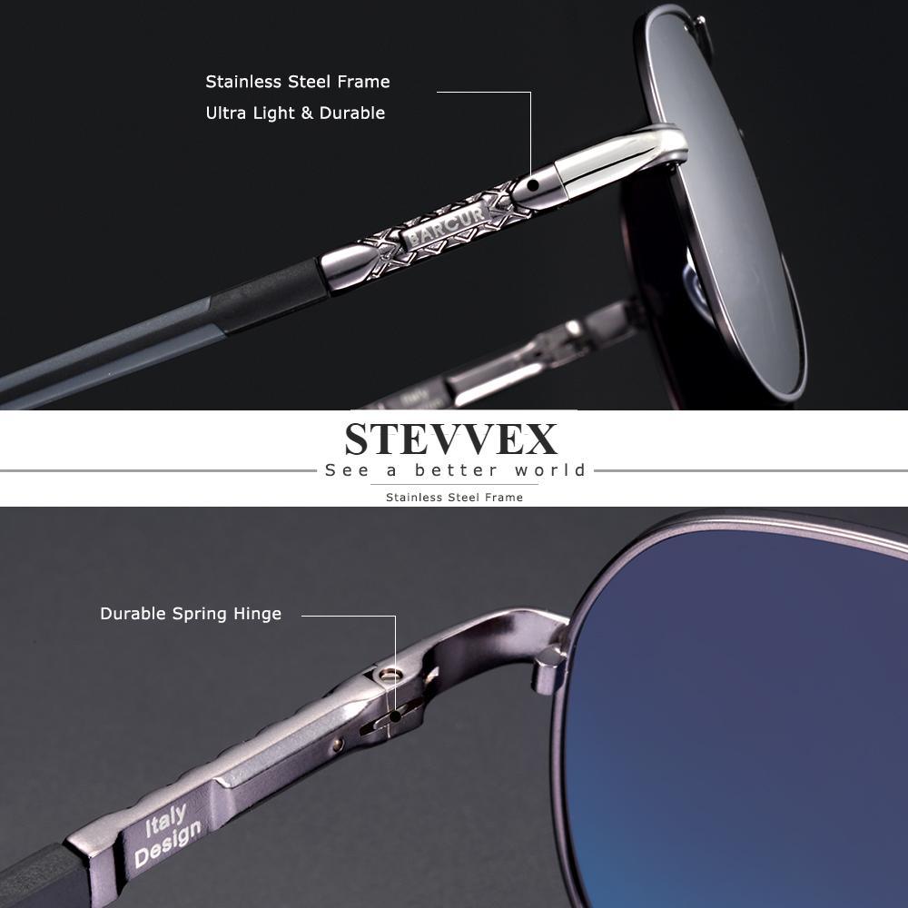 Retro Men Polarized Aviator Sunglasses For UV400