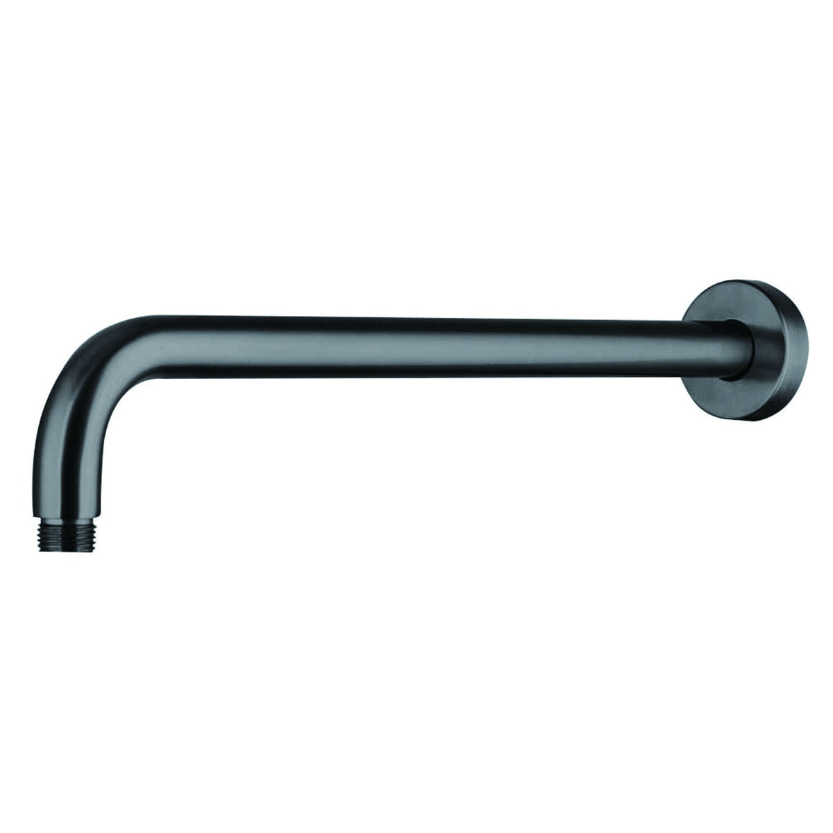Shower arm with flange, 16-inch matte black stainless steel, rust-resistant, HouseOfZazla on Tampa Home & Garden Store