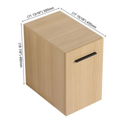 Floating bathroom vanity base cabinet, light oak, wall-mounted, Unique Piece Furniture on Tampa Home & Garden Store