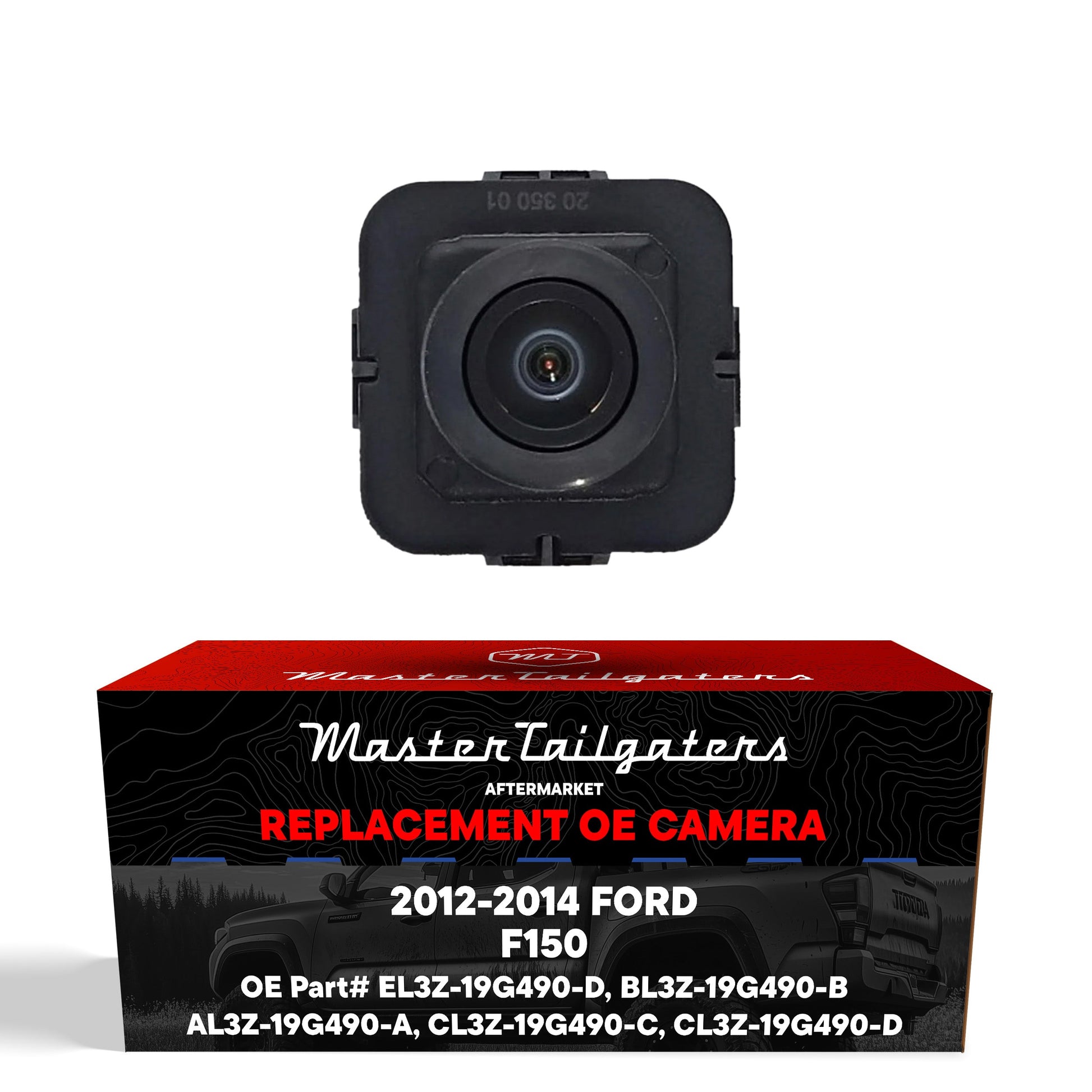Master Tailgaters Ford F-150 OEM backup camera EL3Z-19G490-D/BL3Z-19G490-B, black on Tampa Home & Garden Store