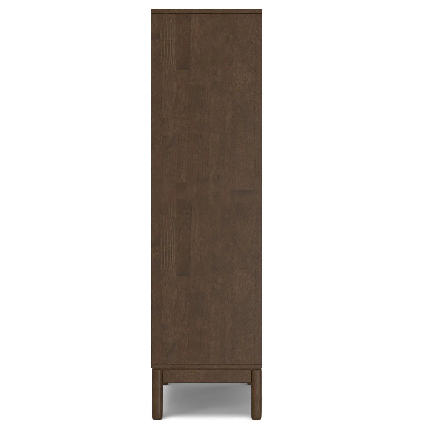 Harper handcrafted bookcase with storage in dark brown wood by Unique Piece Furniture on Tampa Home & Garden Store