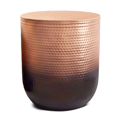 Nova Handcrafted Metal Side Table With Boho Style