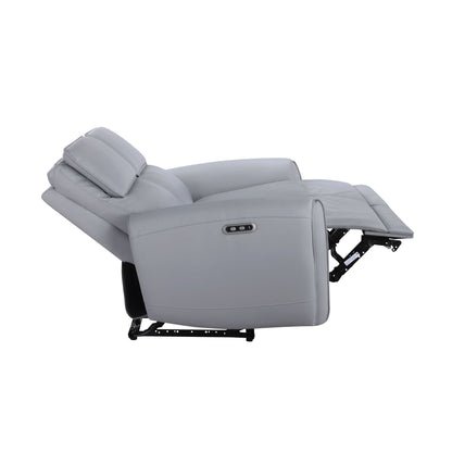 Jeromie Gray Power Motion Sofa with Usb Port