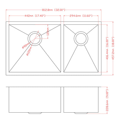 Modern Double Bowl Undermount Sink And Steel