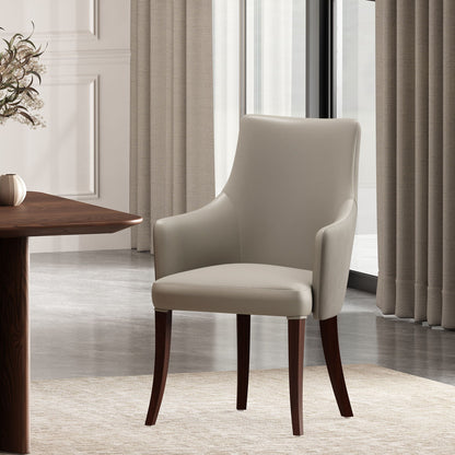 Connie Modern Beech Wood Dining Armchair