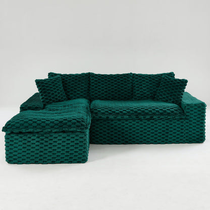 Modular Convertible Sofa and Twin Chaise Lounge