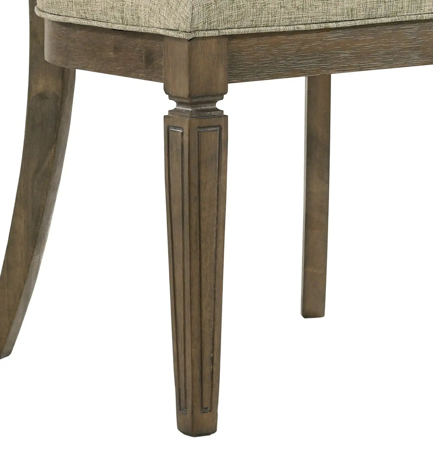 Parfield Weathered Side Chair Set Light Brown Oak