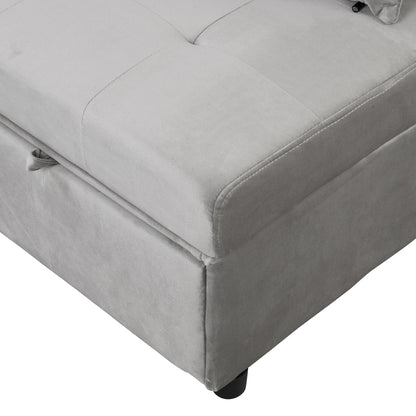 Versatile Folding Ottoman and Sofa Bed Set