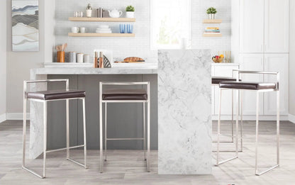 Fuji Contemporary and Stackable Barstool