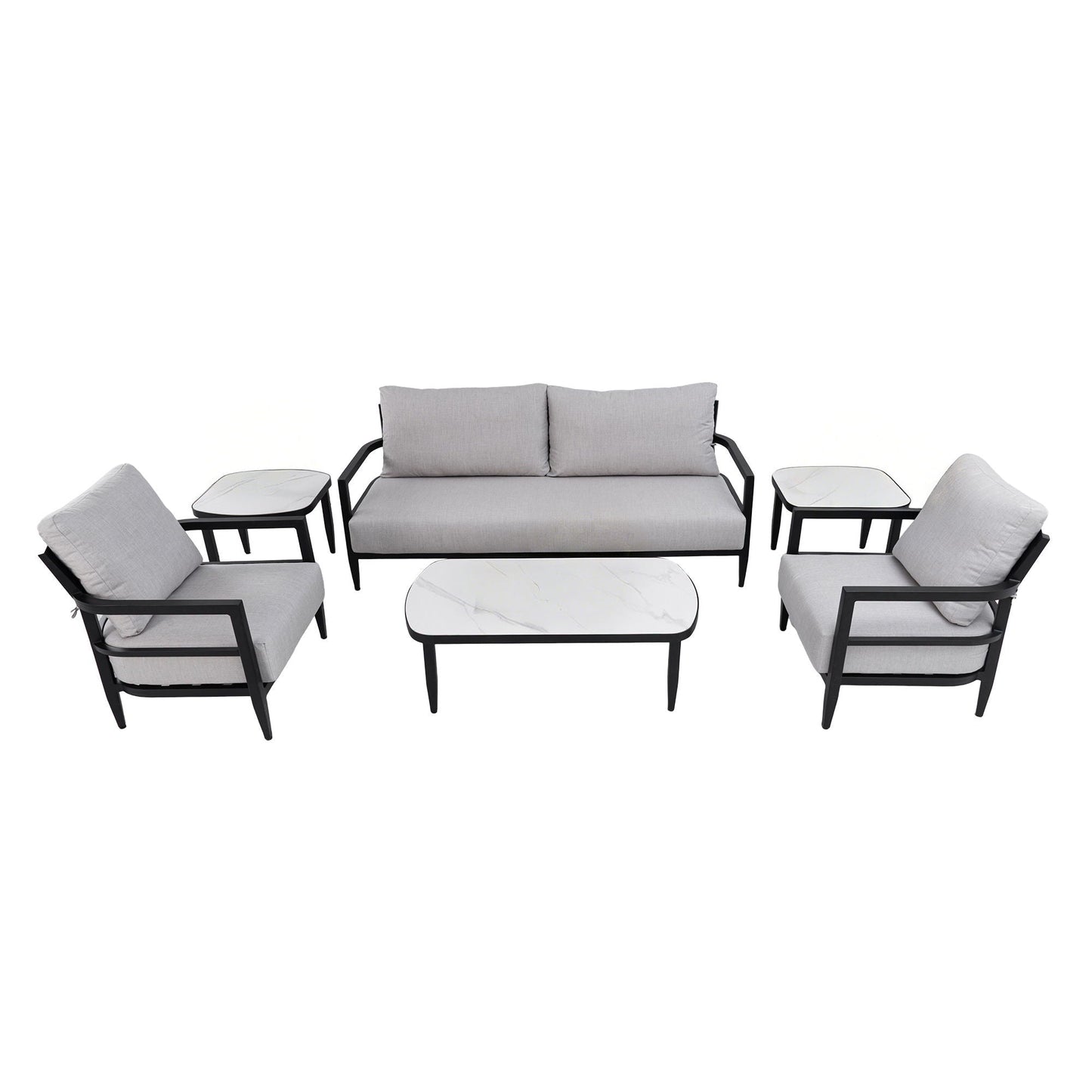 Outdoor Conversation Set with Sunbrella Cushions