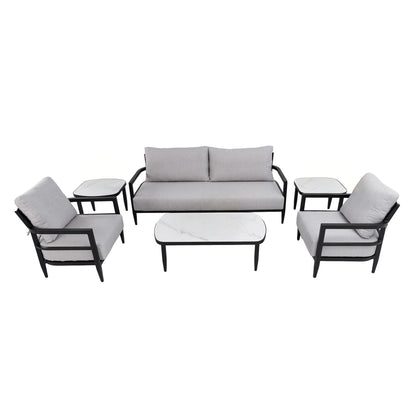 Outdoor Conversation Set with Sunbrella Cushions