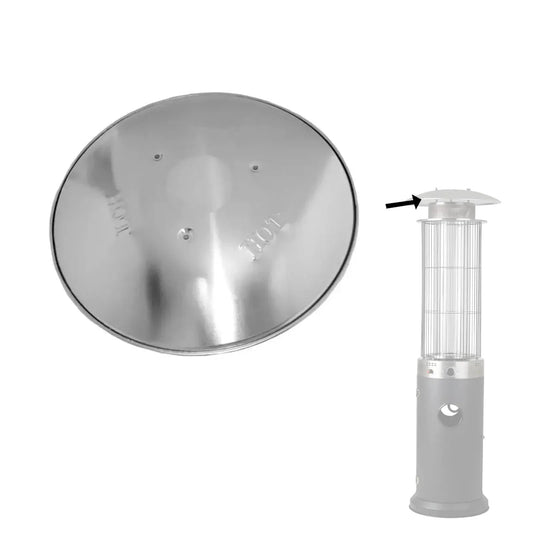 Spiral Heater One-Piece Reflector stainless steel replacement part for Fire Sense heater on Tampa Home & Garden Store