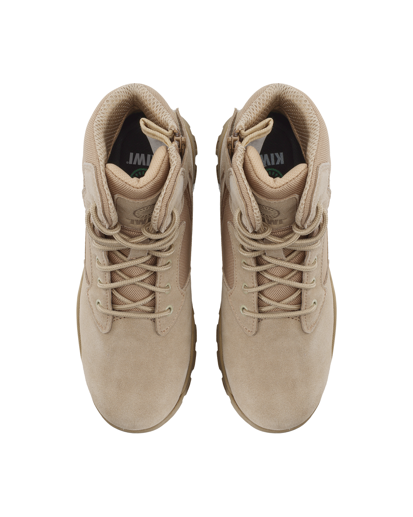 Kiwi Rugged Sand Suede Mid-Cut 6" Composite Toe Zipped Water Resistant Tactical Boots [R68000]