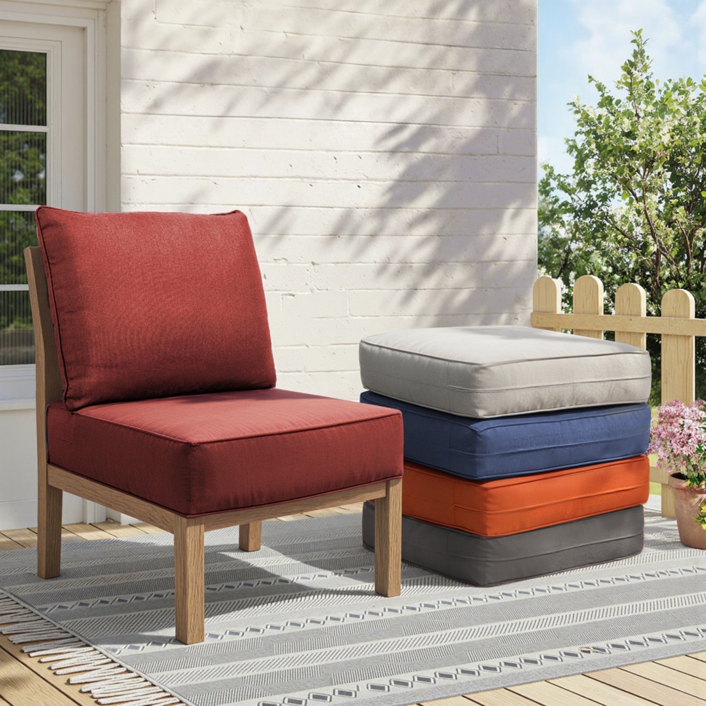 Waterproof and Thick Outdoor Chair Cushions
