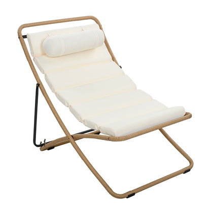 Pair of Outdoor Chairs with Adjustable Backrest