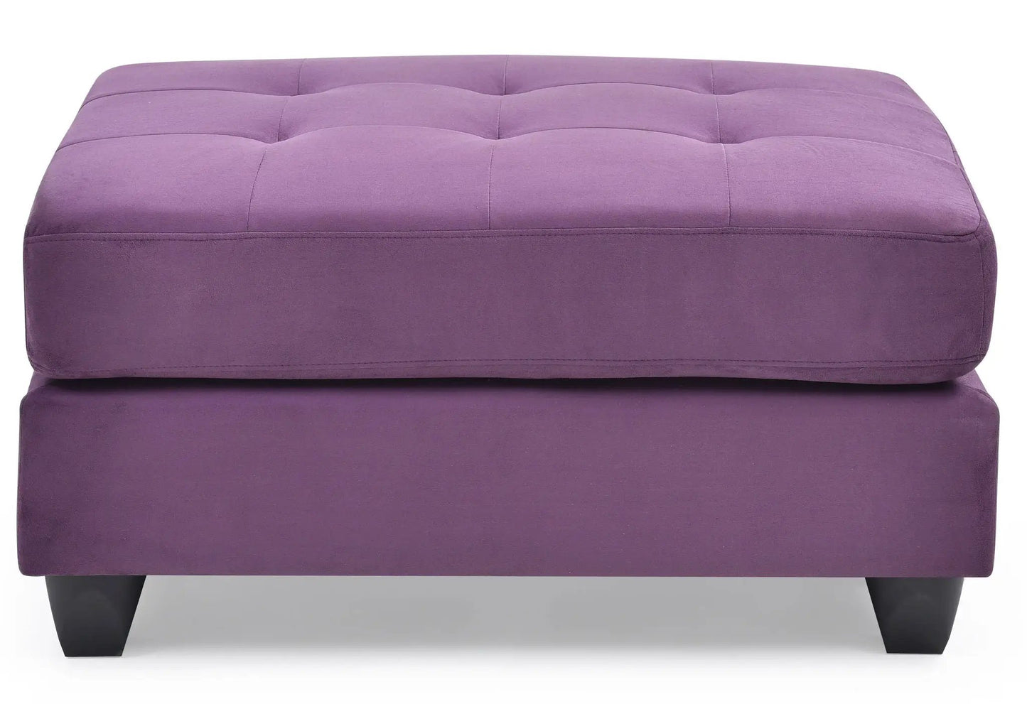 Chic Contemporary Storage Ottoman Tufted Cushion