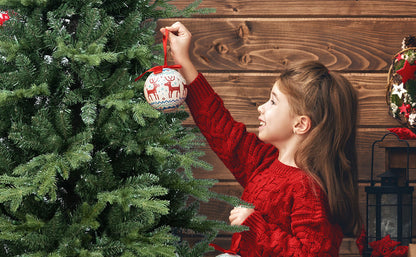 4FT Green PVC and PE Christmas Tree with 919 Tips, lush needles, seasonal decor on Tampa Home & Garden Store