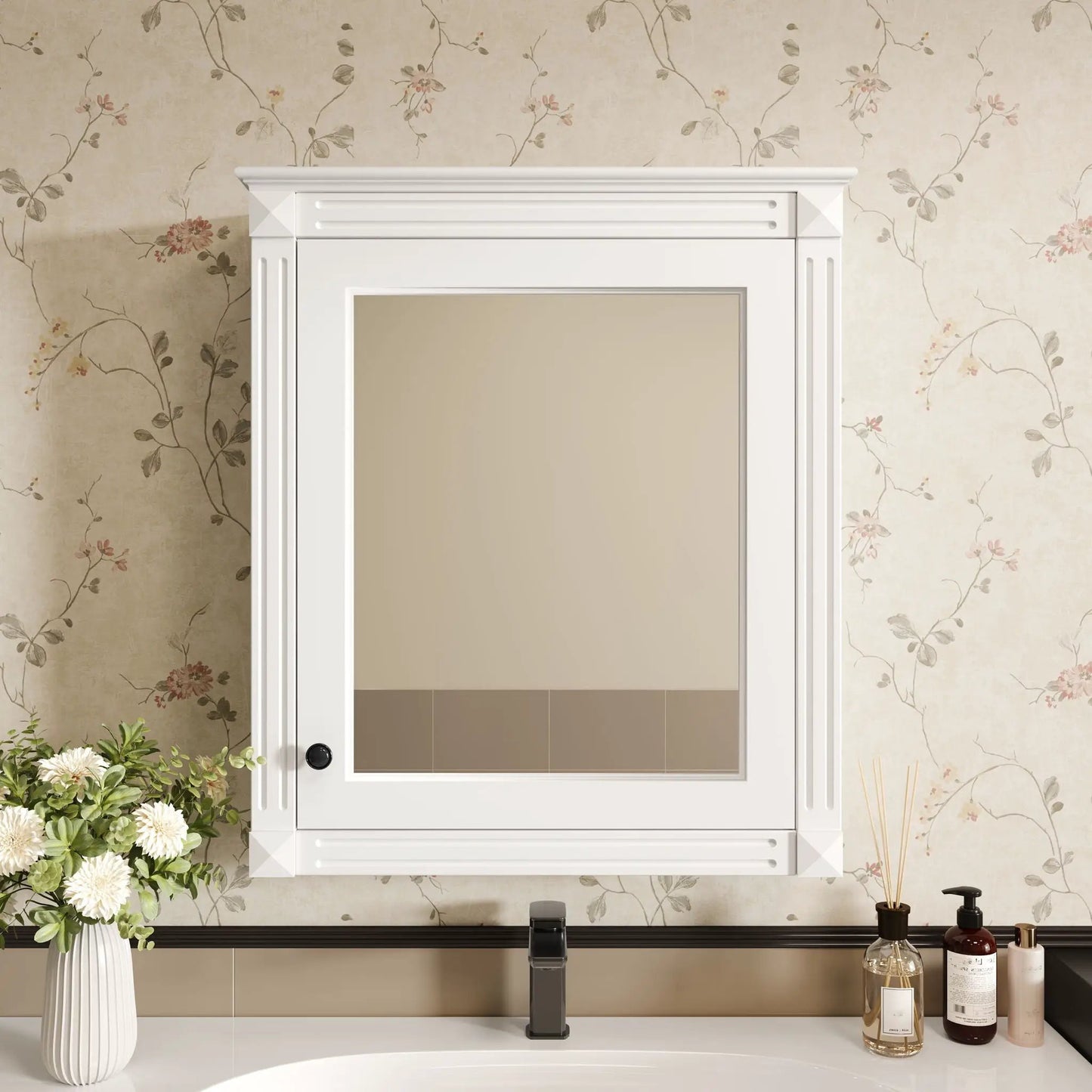 Wall Mounted Medicine Cabinet With Mirror