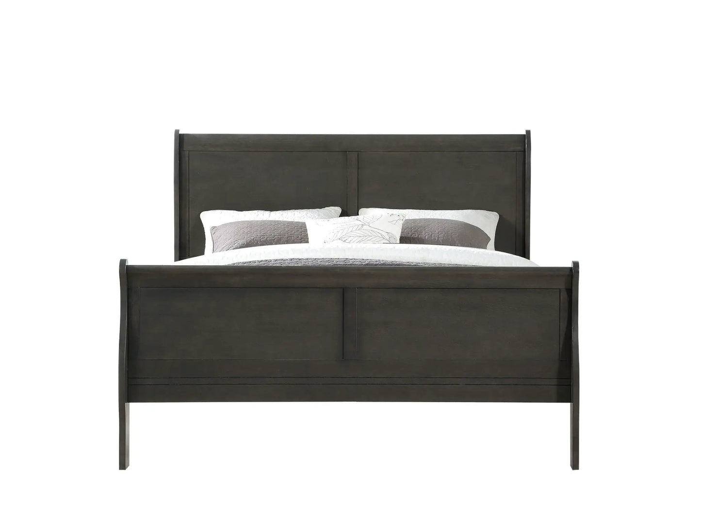 Louis Philippe Sleigh Style Bed Timeless Finish