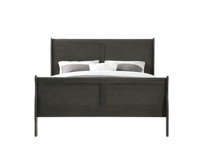 Louis Philippe Sleigh Style Bed Timeless Finish