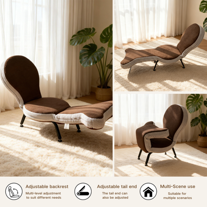 Cozy Foldable Lazy Sofa and Teddy Velvet Chair