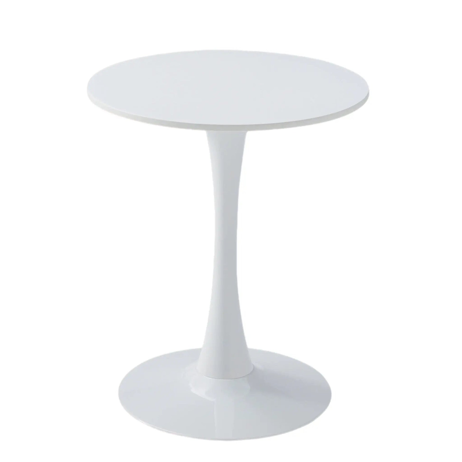 Round dining table with tulip-style pedestal base in white gloss by Unique Piece Furniture on Tampa Home & Garden Store