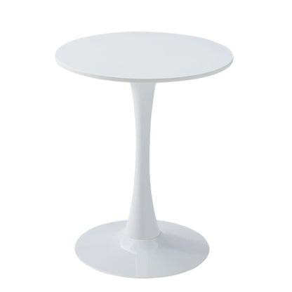Round dining table with tulip-style pedestal base in white gloss by Unique Piece Furniture on Tampa Home & Garden Store
