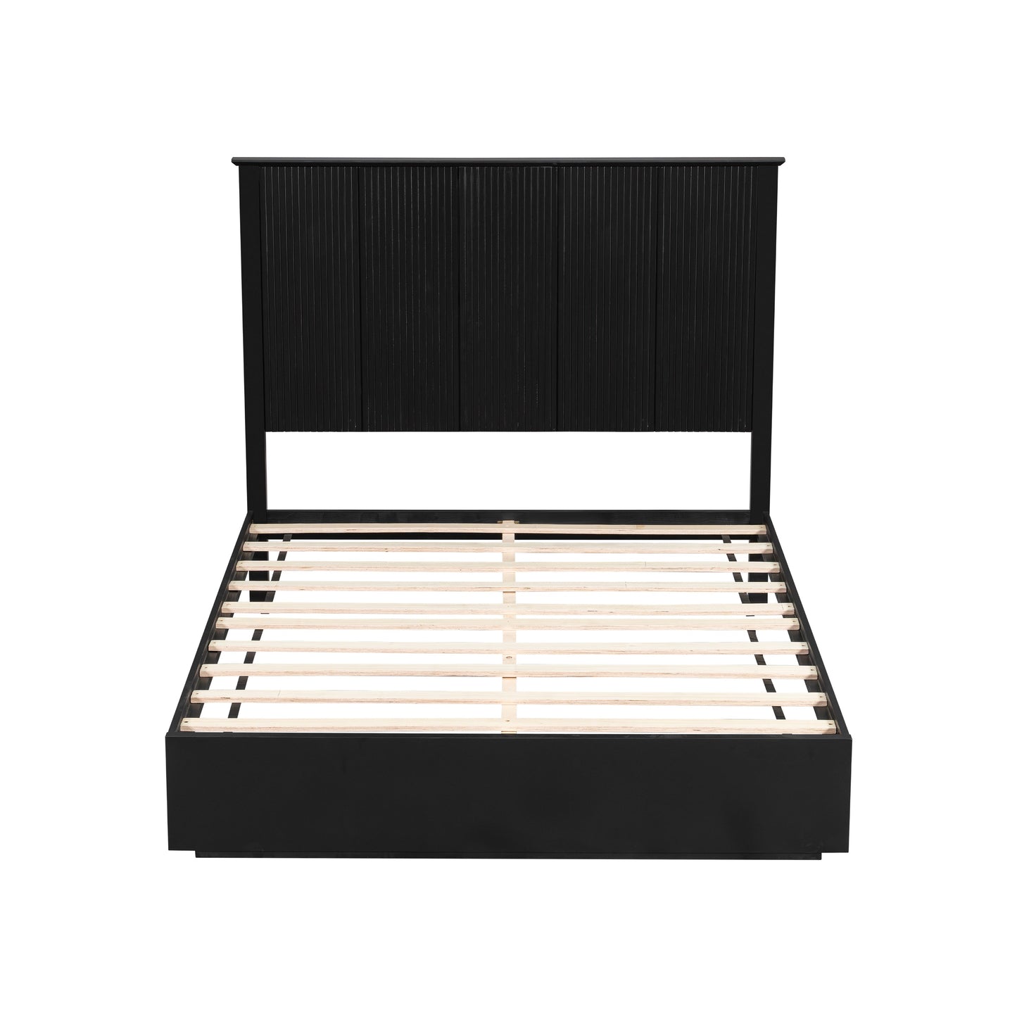 Stylish And Modern Queen Size Wood Bed Frame