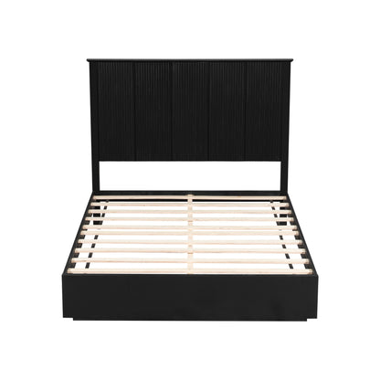Stylish And Modern Queen Size Wood Bed Frame