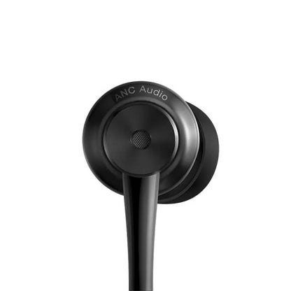 Type-C sports Bluetooth in-ear headphones, black circular earbud with ANC Audio on Tampa Home & Garden Store