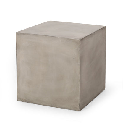 Lightweight Square MGO Side Table For A Patio