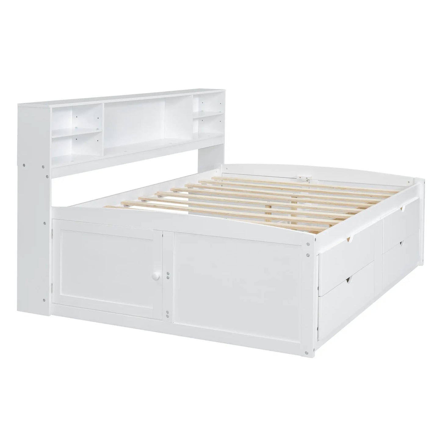 Daybed with Two Bedside Cabinets and Four Drawers