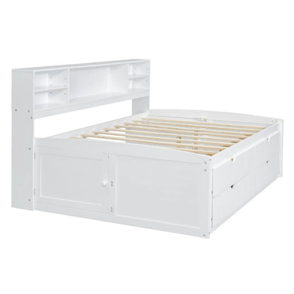Daybed with Two Bedside Cabinets and Four Drawers