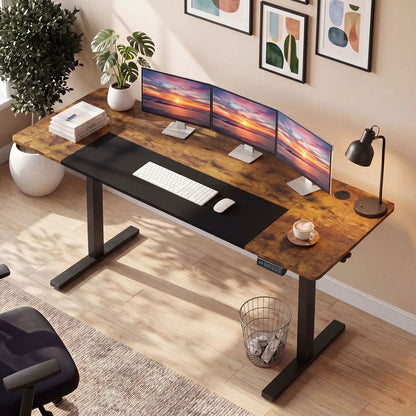 Electric Standing Desk 63x24 with Memory Presets