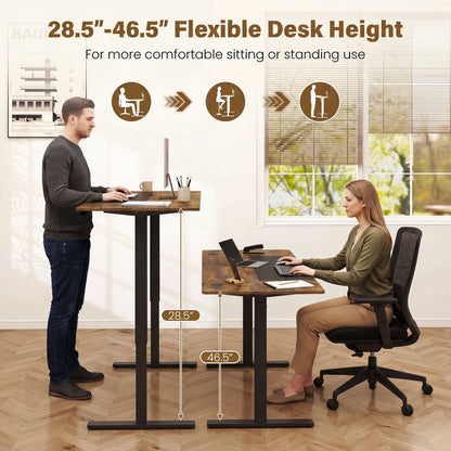 Electric Standing Desk 63x24 with Memory Presets