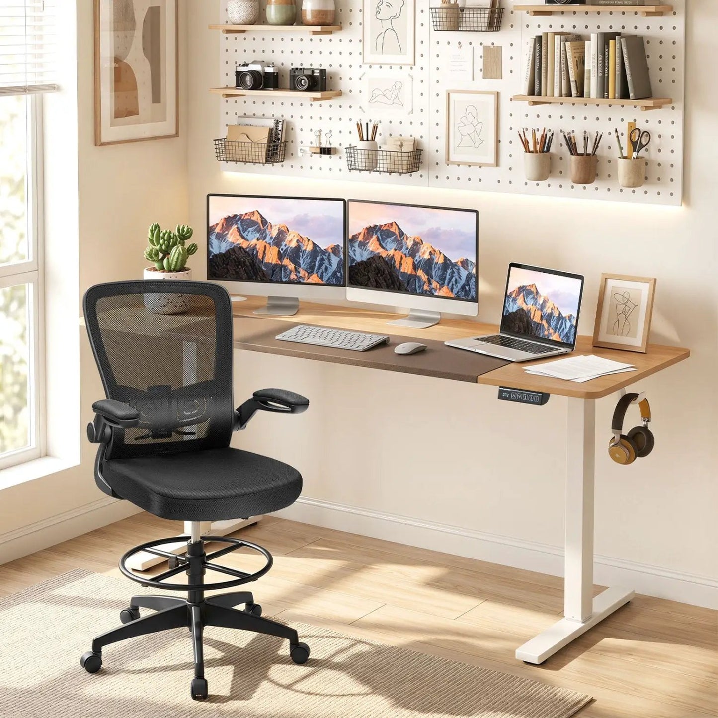 Electric Standing Desk 63x24 with Memory Presets