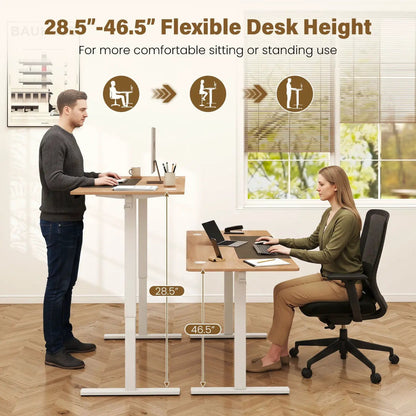 Electric Standing Desk 63x24 with Memory Presets