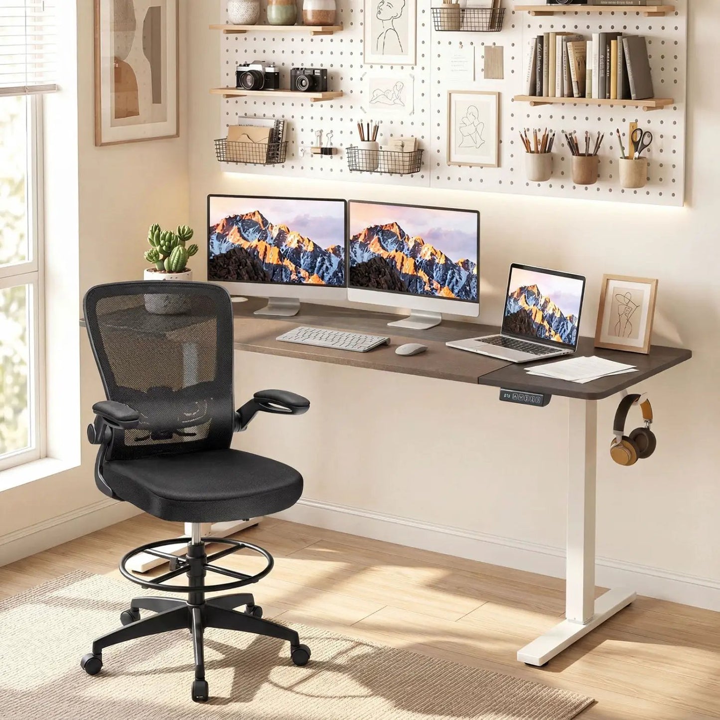 Electric Standing Desk 63x24 with Memory Presets