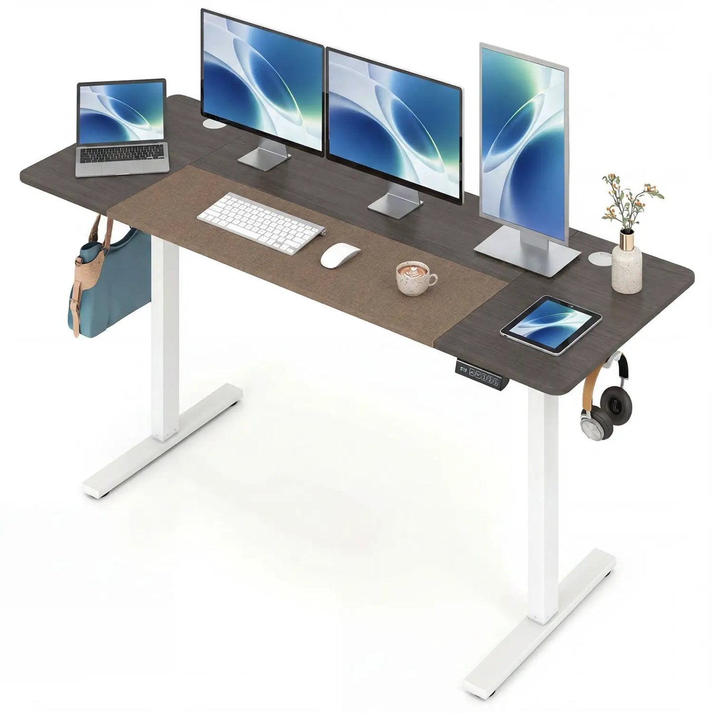 Electric Standing Desk 63x24 with Memory Presets