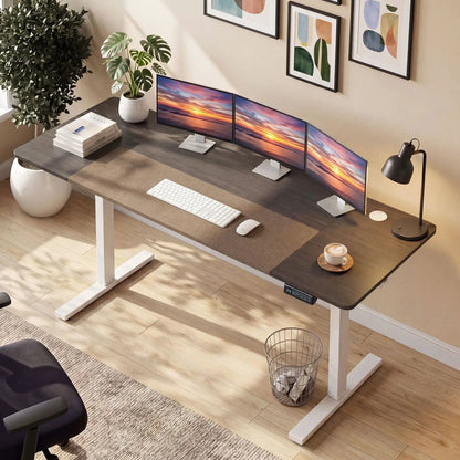 Electric Standing Desk 63x24 with Memory Presets
