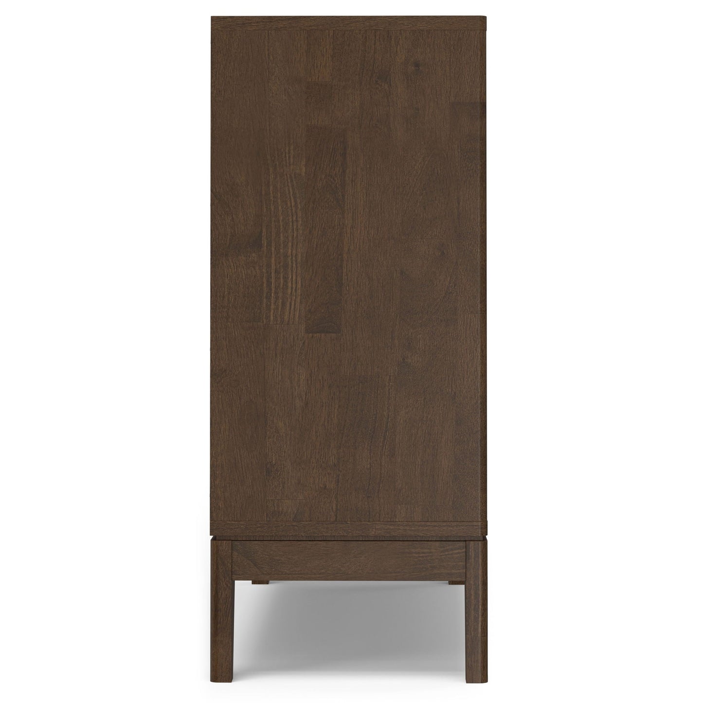 Harper walnut brown entryway storage cabinet by HouseOfZazla, tall wood accent cabinet on Tampa Home & Garden Store