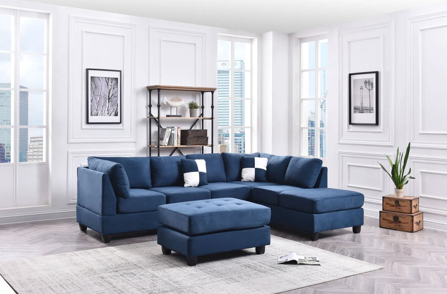 Malone Comfort Sectional Right or Left Chaise