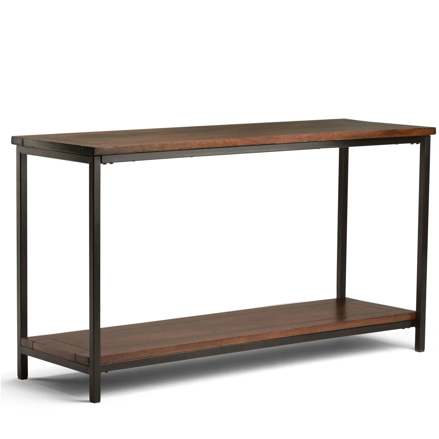 Skyler Solid Mango Wood Table and Metal Base