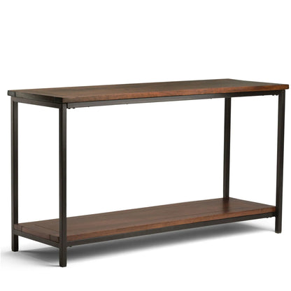 Skyler Solid Mango Wood Table and Metal Base
