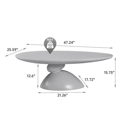 Tibetan Ritual Inspired Lucky Stone Shaped Table
