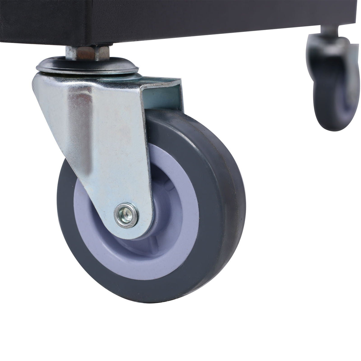 Adjustable Tear Down Work Table caster wheel with metal bracket, gray wheel HouseOfZazla on Tampa Home & Garden Store
